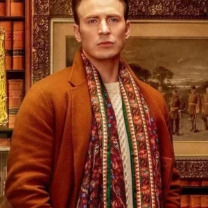 Chris Evans Knives Out Ransom Drysdale Coat