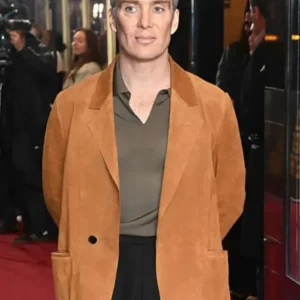 Cillian Murphy Small Things Like These Brown Jacket Front Look