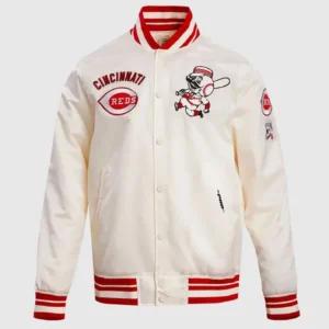Cincinnati Reds Retro Classic Rib Jacket Front Look