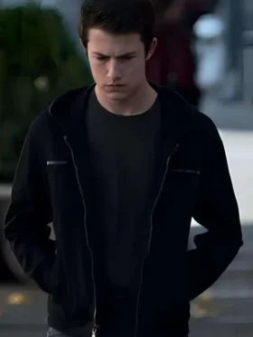 Clay Jensen 13 Reasons Why Black Hoodie