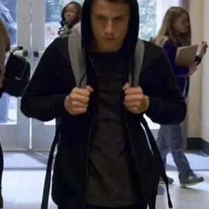 Clay Jensen 13 Reasons Why Black Hoodie