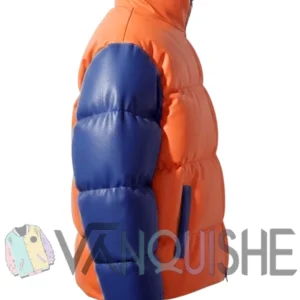 Color Block Quilted Puffer Jacket right van