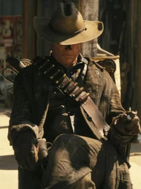 Cooper Howard Fallout S02 Premiere Ghoul Leather Coat