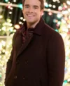 Corey Cott The Snow Must Go On Brown Peacoat