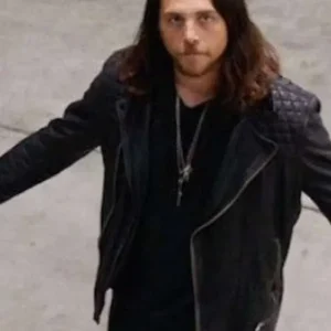 Craig Cody An­i­mal King­dom S04 Black Leather Jacket