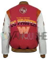 DC Proper Washington Commanders Pink Cropped Varsity Jacket back van