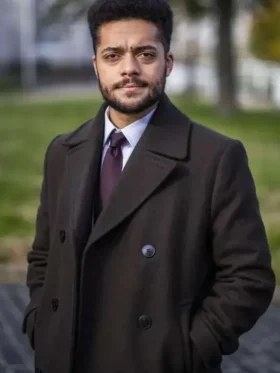 DS Porter Vigil Black Peacoat Front Look