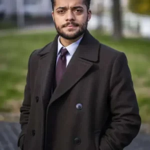 DS Porter Vigil Black Peacoat Front Look