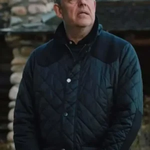 Danny Huston Blue Quilted Jacket