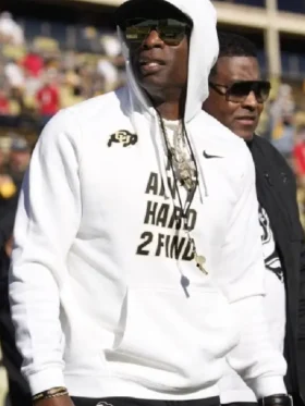 Deion Sanders I Ain’t Hard 2 Find Hoodie Front Look