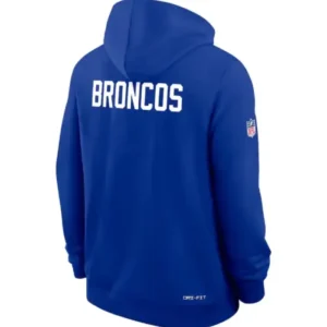 Denver Broncos Pullover Hoodie Back look