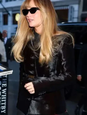 Die My Love Movie Event Jennifer Lawrence Leather Jacket
