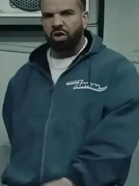 Drake Iceman Hooded Jacket Front Look