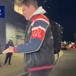 Drake Maye Patriots Bomber Jacket