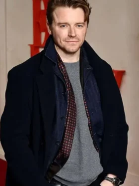 Ella McCay Premiere Night 2025 Jack Lowden Wool Coat