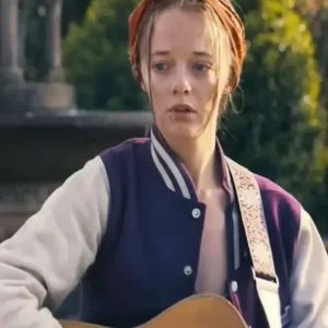 Ellie de Lange Run Away Varsity Jacket Front Look