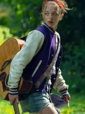 Ellie de Lange Run Away Varsity Jacket Front Look