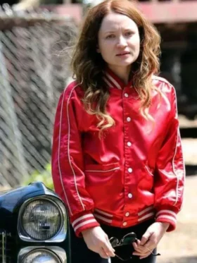 Emily Browning American Gods Laura Moon Varsity Jacket
