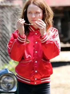 Emily Browning American Gods Laura Moon Varsity Jacket