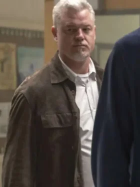 Eric Dane Euphoria Suede Leather Jacket Front Look