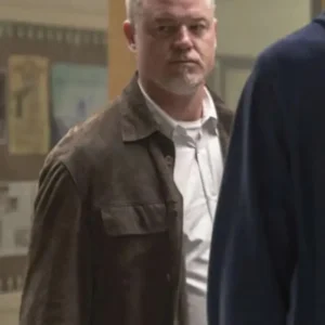 Eric Dane Euphoria Suede Leather Jacket Front Look