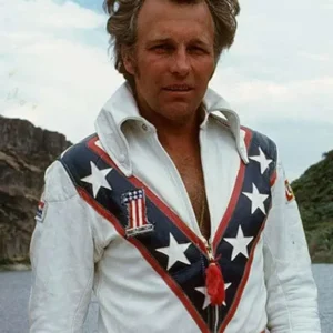 Evel Knievel White Jacket Front Look