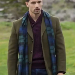 Ezra Moreland Finding Mr Christmas Green Wool Coat