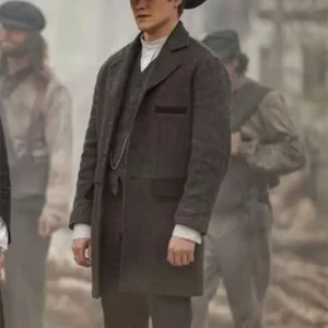 Garret Van Ness The Abandons Black Wool Coat Front Look