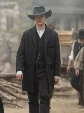 Garret Van Ness The Abandons Black Wool Coat