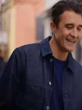 Gilles Marini Christmas in the Ballroom Denim Jacket Front Look