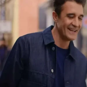 Gilles Marini Christmas in the Ballroom Denim Jacket Front Look