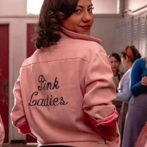 Grease Rise of the Pink Ladies Jacket Back Look