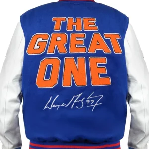Gretzky The Great One OVO Varsity Jacket Back look