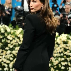Hailey Bieber Met Gala Black Blazer Back Look