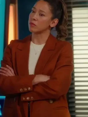 Hudson and Rex S08 Mayko Nguyen Brown Blazer