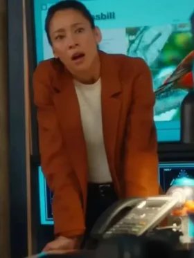 Hudson and Rex S08 Mayko Nguyen Brown Blazer