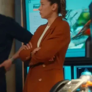 Hudson and Rex S08 Mayko Nguyen Brown Blazer