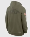 Indianapolis Colts Salute to Service Hoodie Back Look