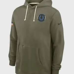 Indianapolis Colts Salute to Service Hoodie Front Look