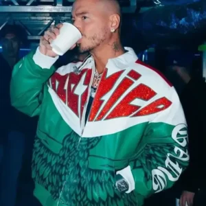 J Balvin Mexico Bomber Jacket Front Look