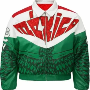 J Balvin Mexico Bomber Jacket Front Look