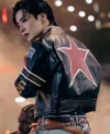 J-Hope Killin’ It Girl Leather Jacket Back Look