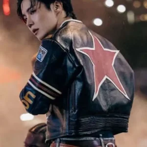 J-Hope Killin’ It Girl Leather Jacket Back Look