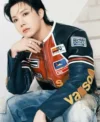 J-Hope Killin’ It Girl Leather Jacket Front Look