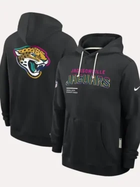 Jacksonville Jaguars 2025 Black Crucial Catch Hoodie