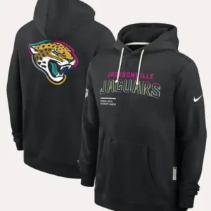 Jacksonville Jaguars 2025 Black Crucial Catch Hoodie