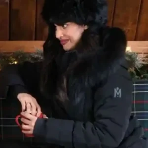 Jameela Jamil A Merry Little Ex Mas Puffer Jacket