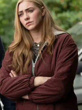 Jessica Sipos Tracker Maroon Jacket