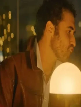 Jordan Firstman I Love LA Leather Jacket Front Look