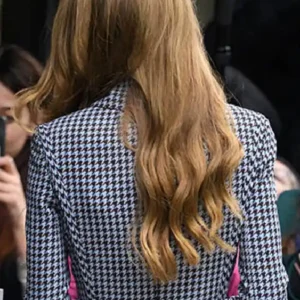 Kate Middleton Houndstooth Dress Back Look